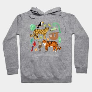 Wild And Wonderful Jungle Friends Hoodie